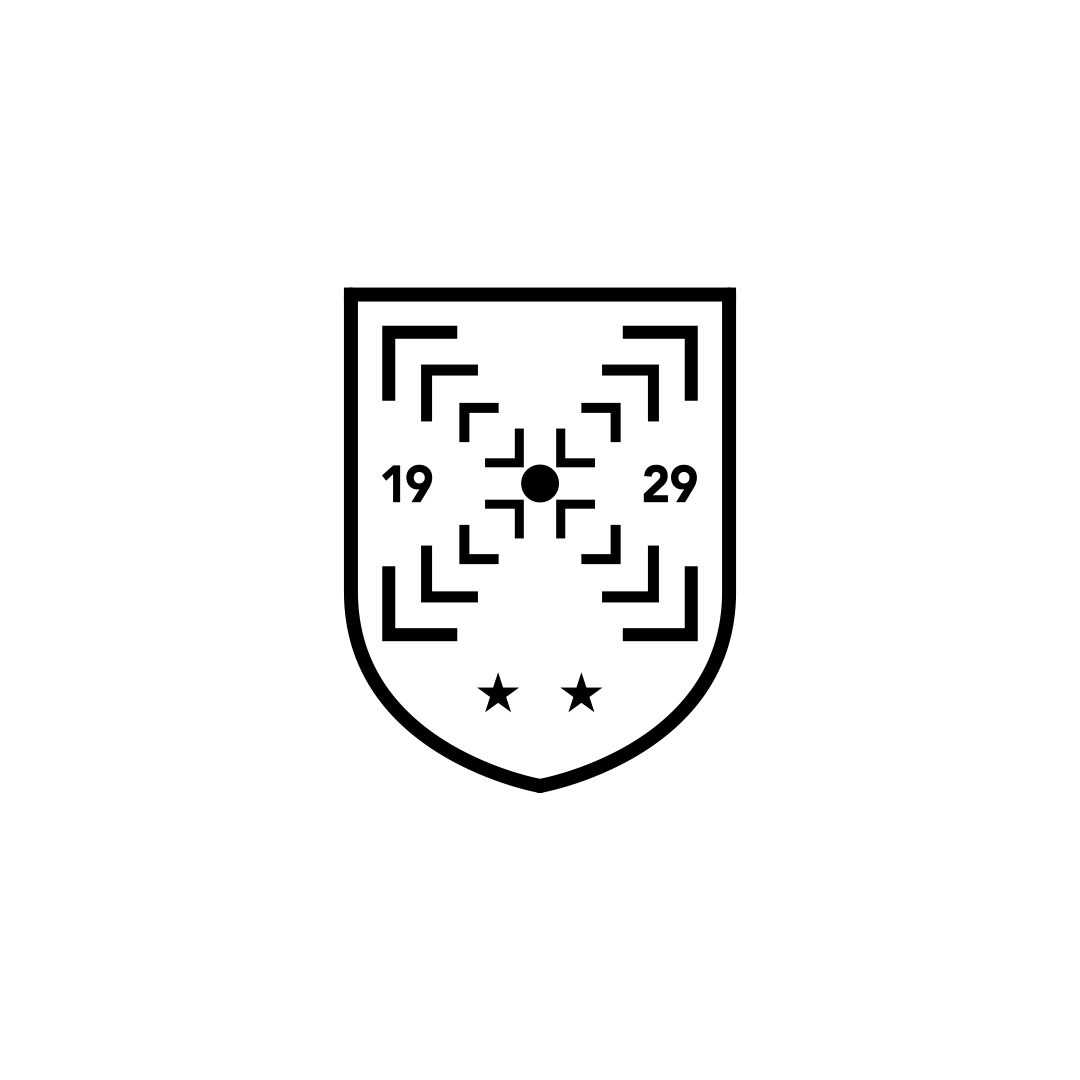 Pelota federation logo mark styled as a minimalist geometric badge.